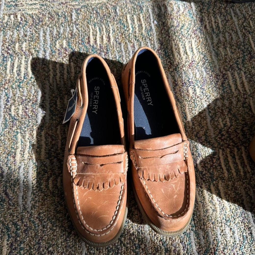 Brown Sperry loafers